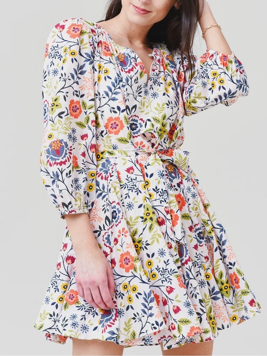 Velvet by Graham & Spencer Dresses & Skirts - Velvet by Graham and Spencer Keelin Printed Boho Dress | MEDIUM NWT